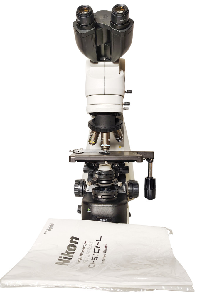 Nikon Eclipse Ci-L LED Microscope with 4 Objectives 100x, 50x, 40x, 10x