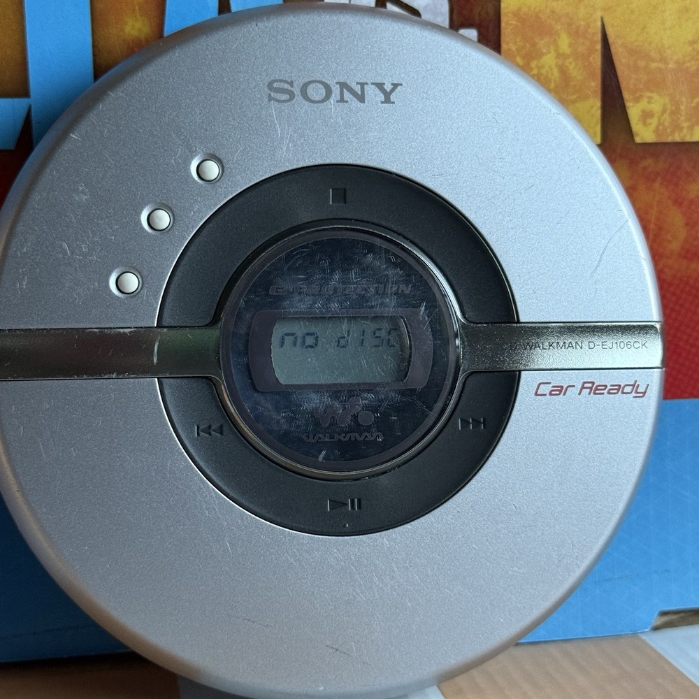Sony Walkman Lot D-EJ106CK CD Player D-EJ615 Bundle (READ)