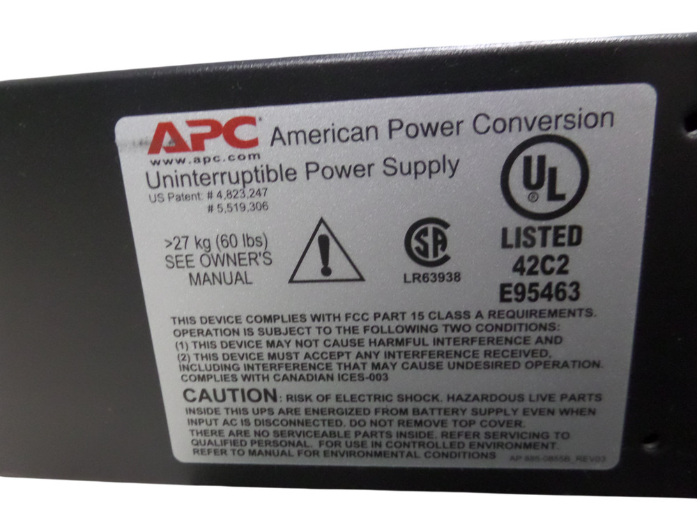 APC Smart-UPS RT 2000VA RM 2U SURTA2000RMXL2U