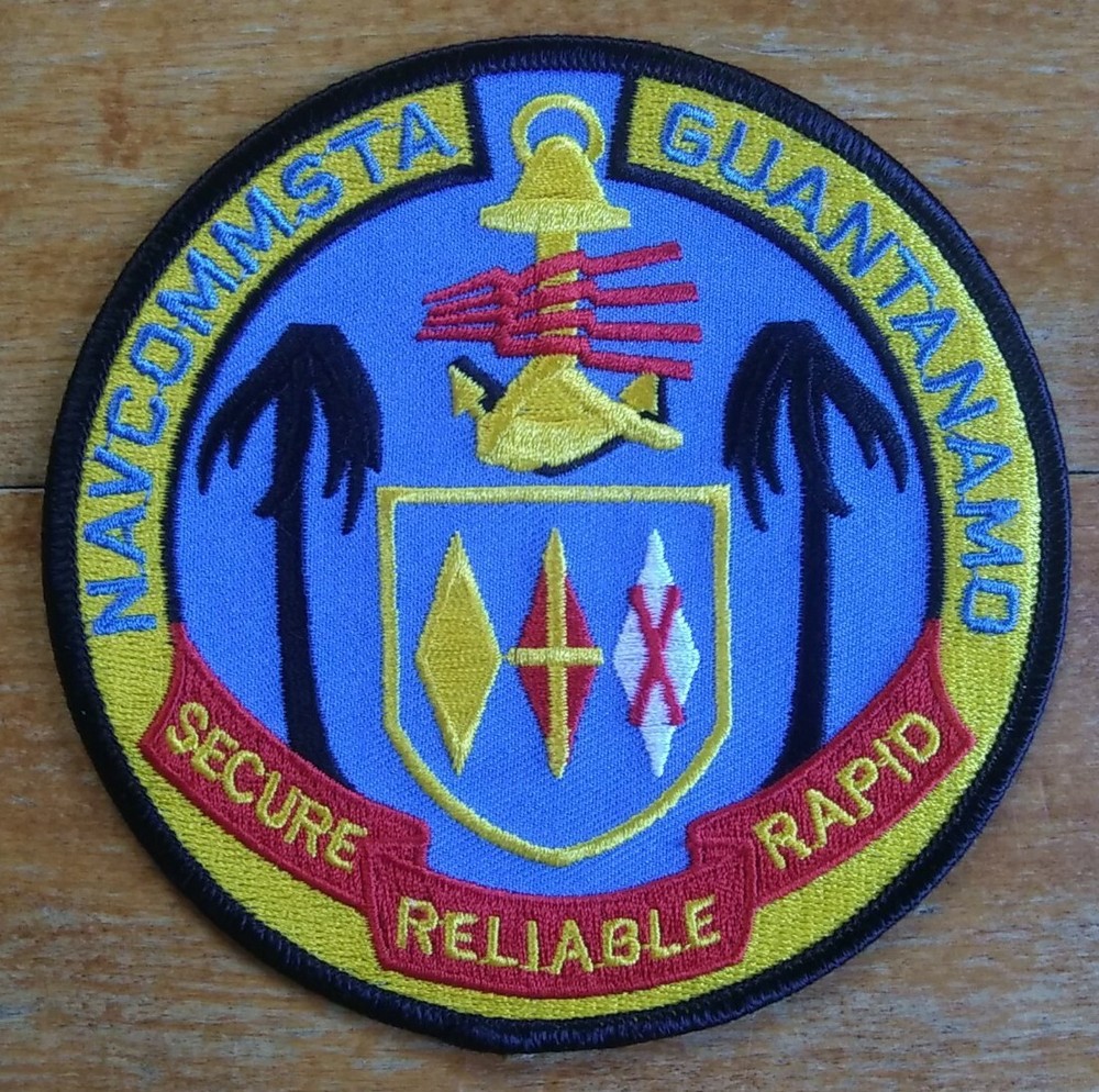 Naval Communication Station US Navy Base Guantanamo NAVCOMMSTA USN Patch