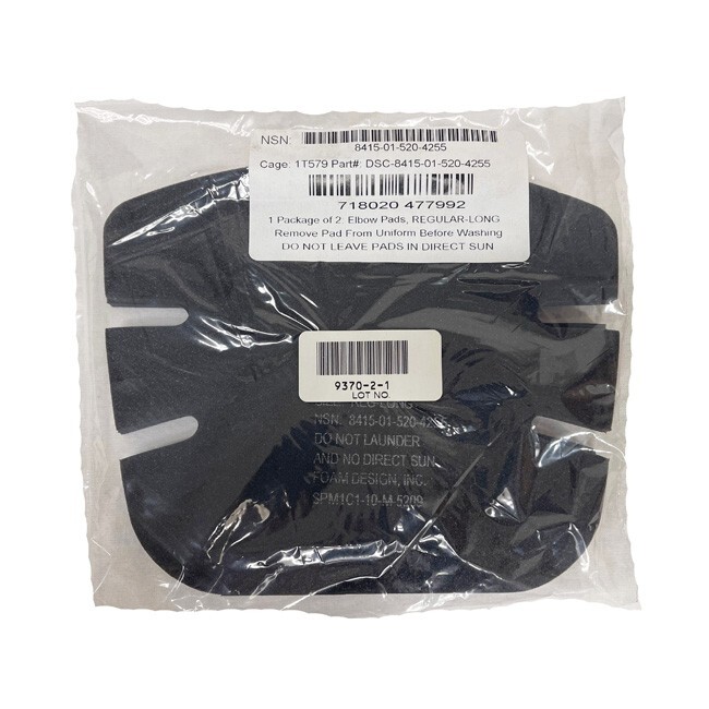Neoprene Elbow Pad Inserts (Regular Long) - New