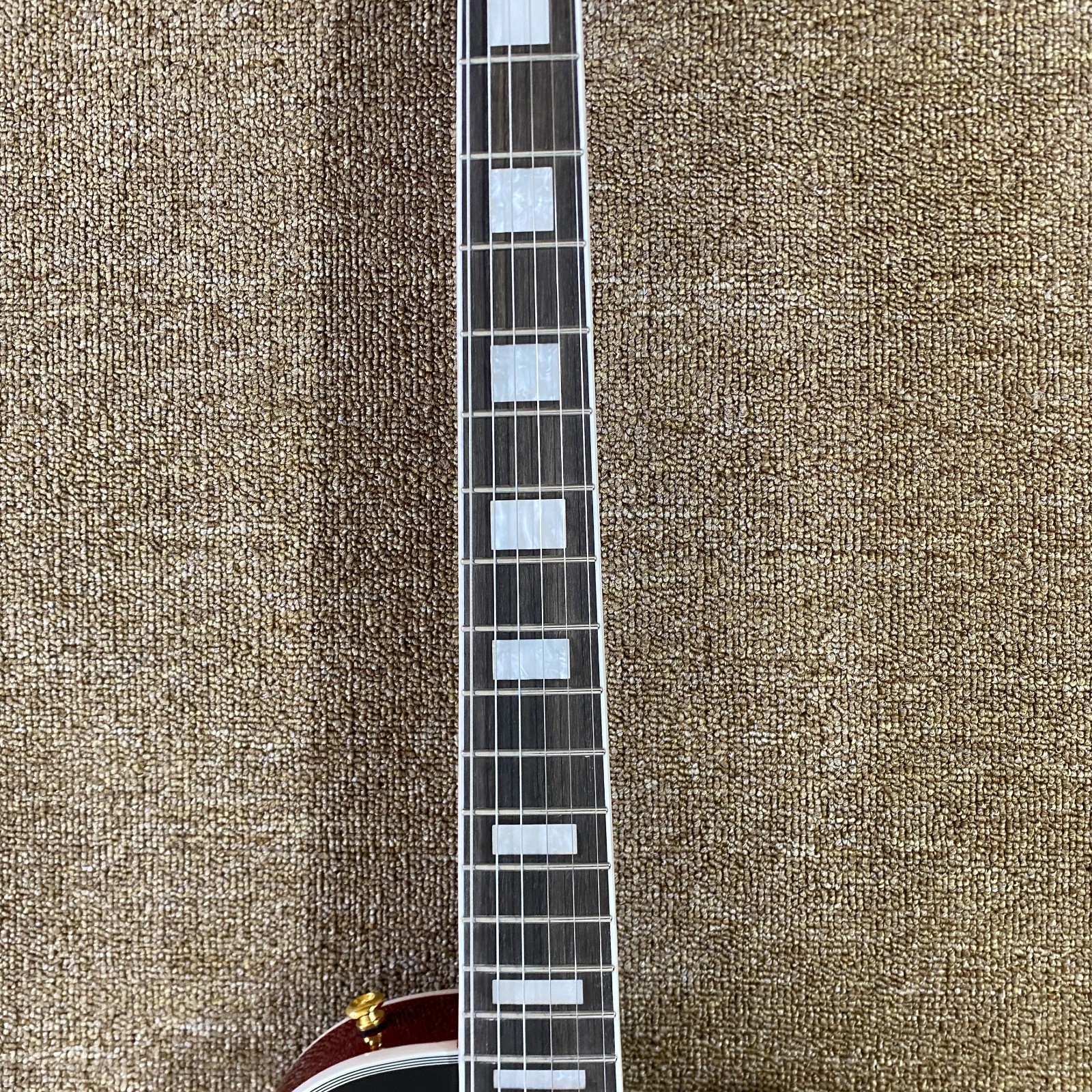 Ship from US LP Electric Guitar Mahogany Body Flame Maple Top only one