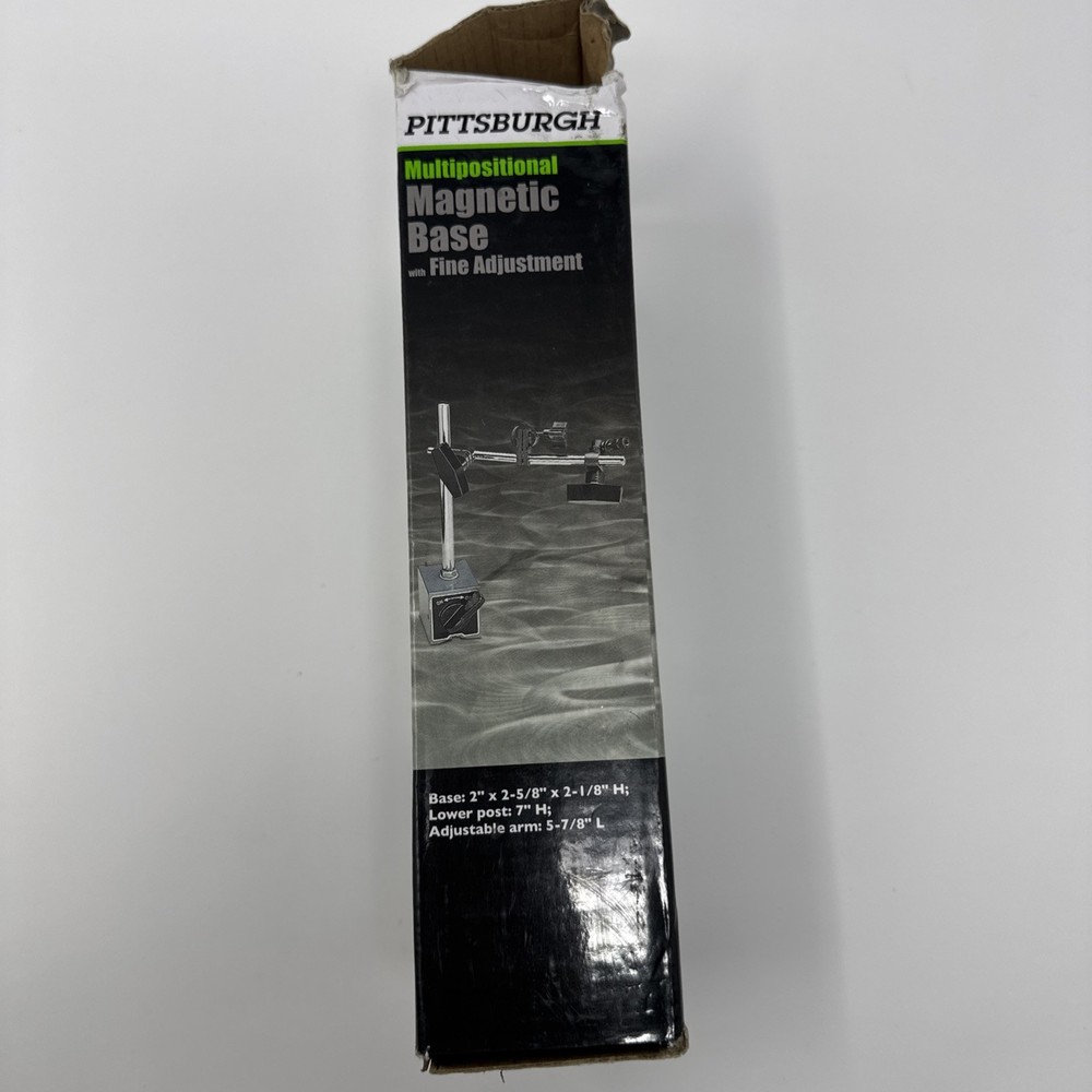 Pittsburgh Multipositional Magnetic Base w/Fine Adjustment Model 5645