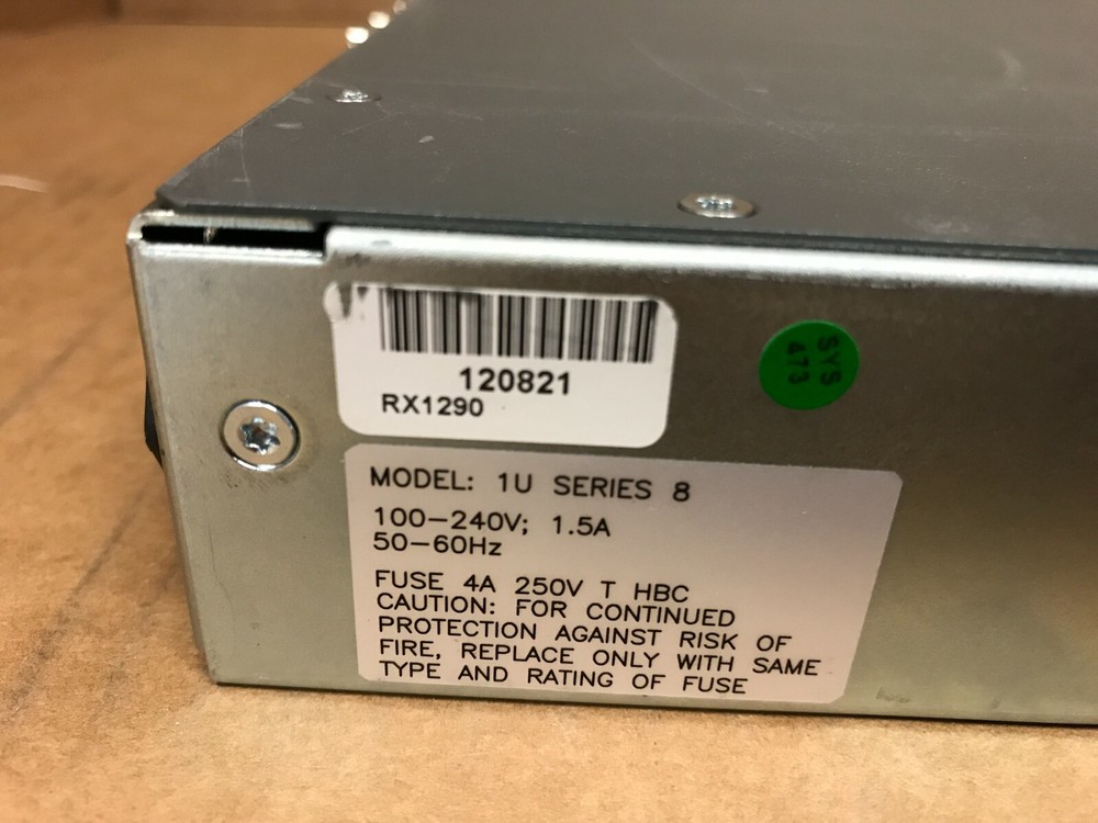 Ericsson Tandberg RX1290 DVB-S/S2/ASI HD/SD MPEG-2/4 RECEIVER DECODER