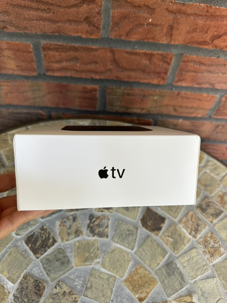 Apple TV Empty Box Only Black Model MR912LL/A Stickers No Electronics