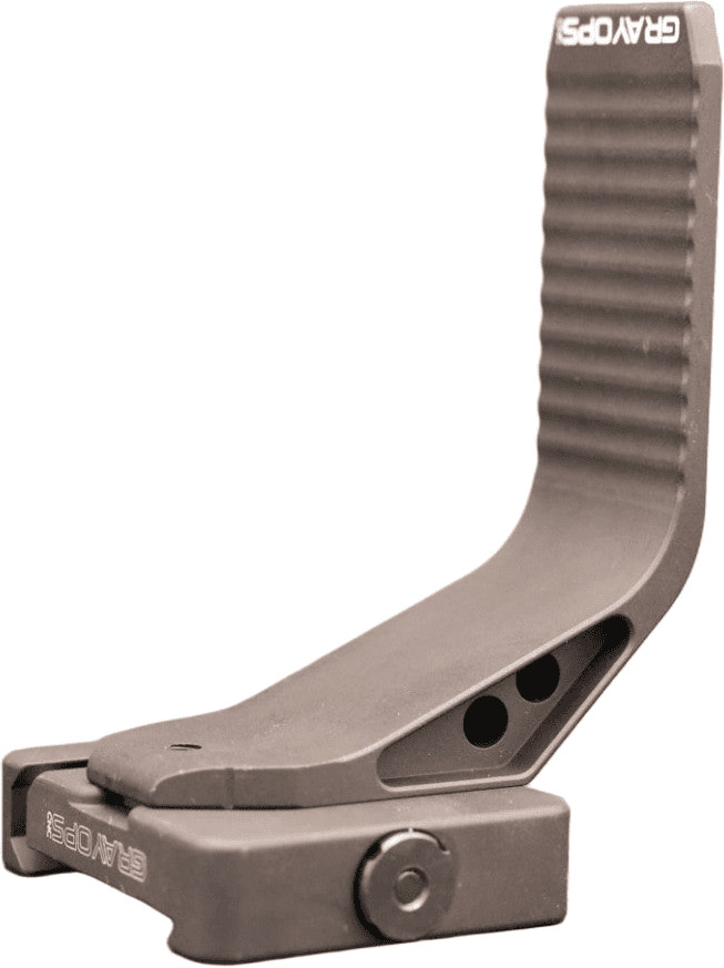 Gray Ops CNC Bag Stop - Quick Detach, Black, GO-BSTOPQD Shooting Accessory