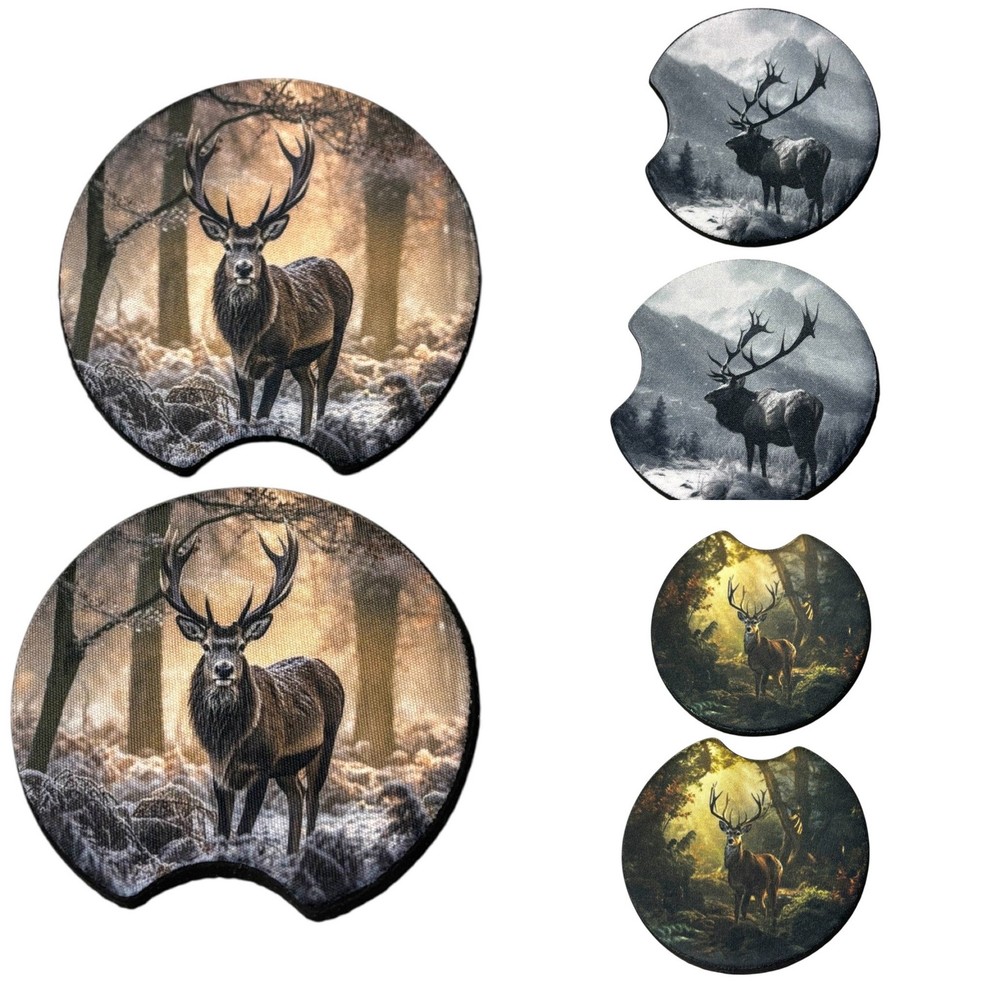 Deer Car Coasters