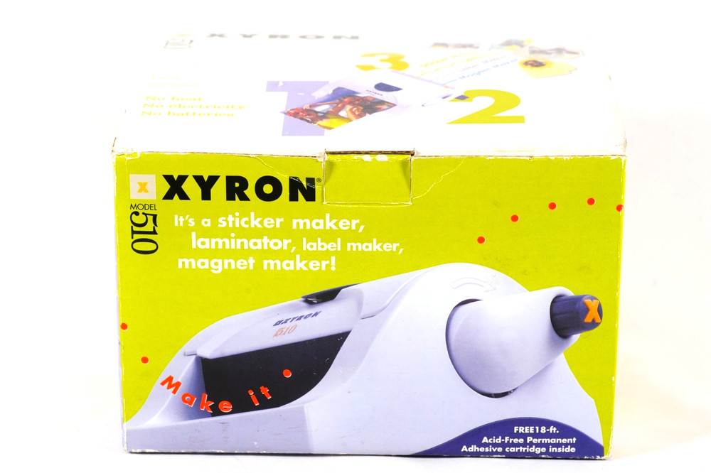 Xyron Model 510 Laminator Sticker Maker Machine