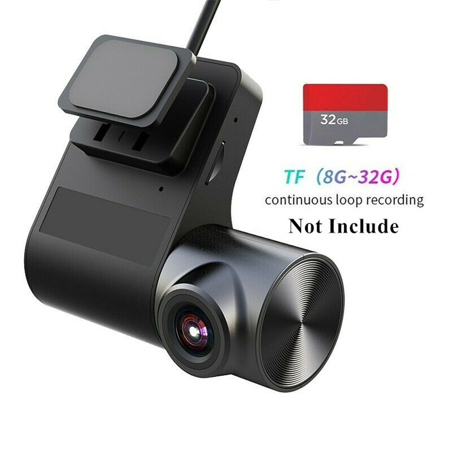 Car Front Windshield DVR Dash Camera Loop Recording ADAS 170° Wide Angle Dashcam