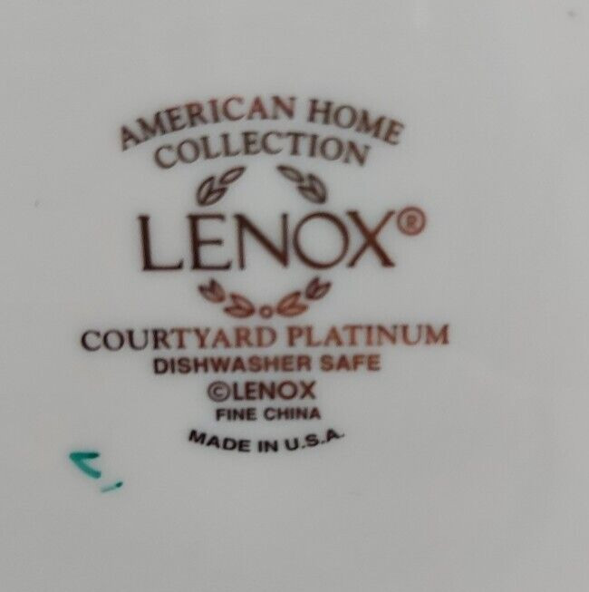 Lenox Courtyard Platinum Round Covered Vegetable
