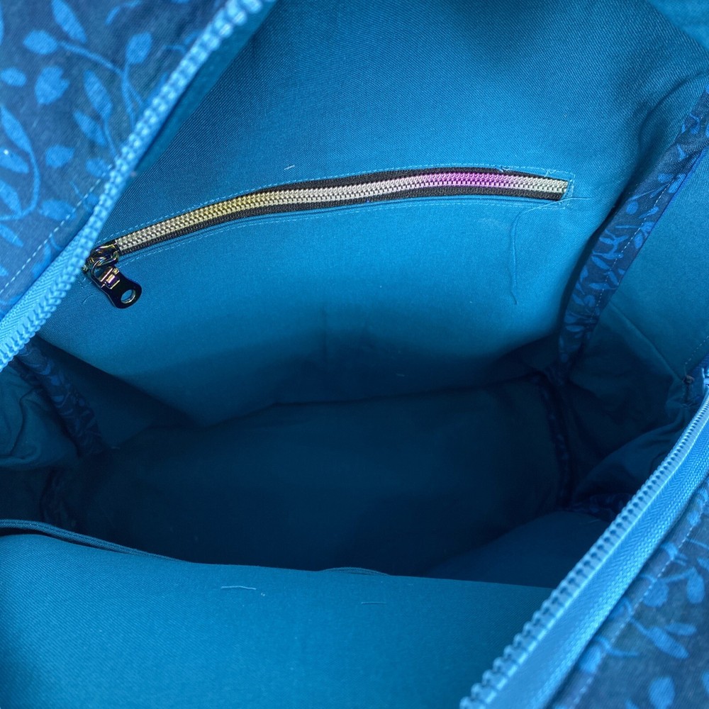 Handmade Backpack/Bookbag Turquoise