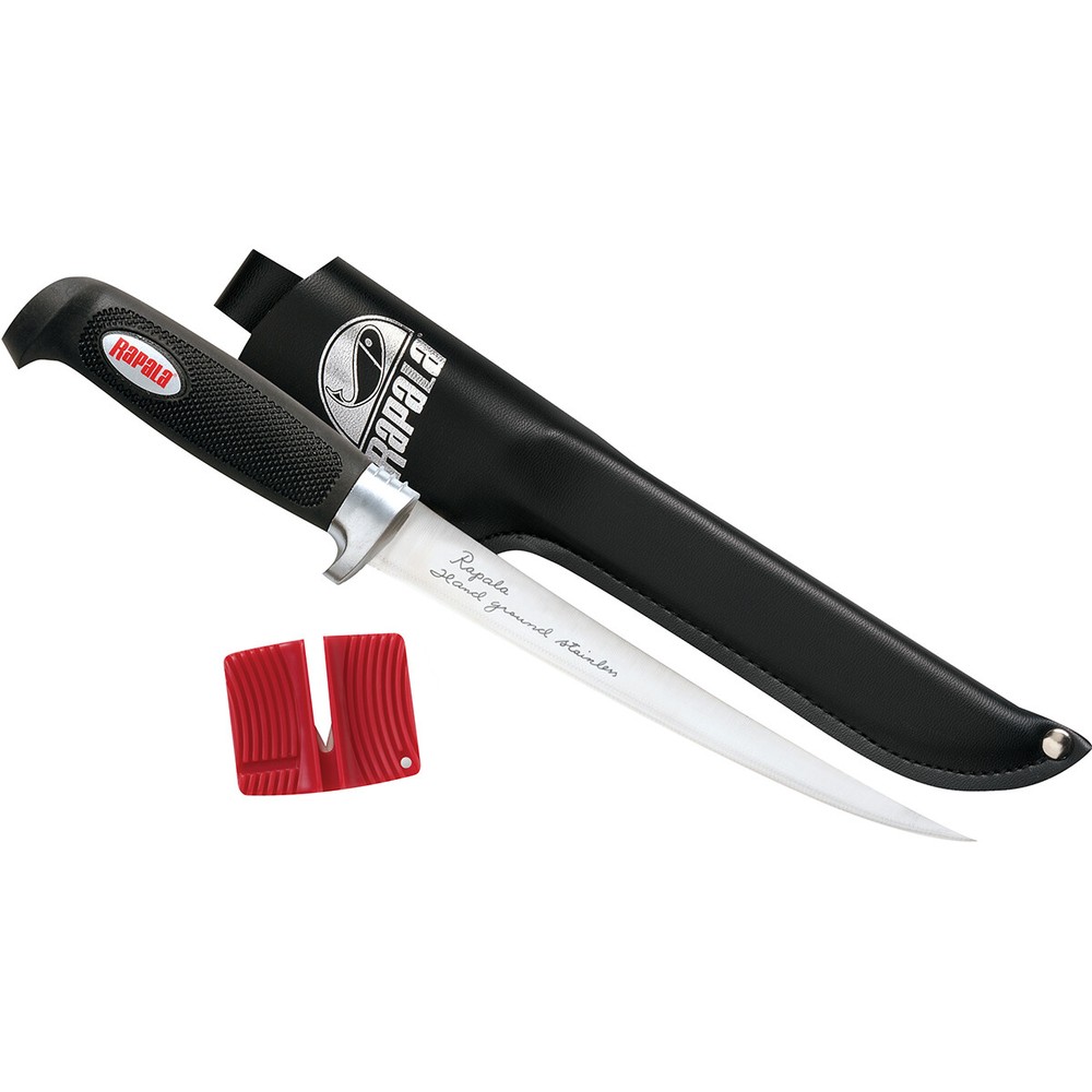 Rapala Soft Grip Fillet Knife - Black