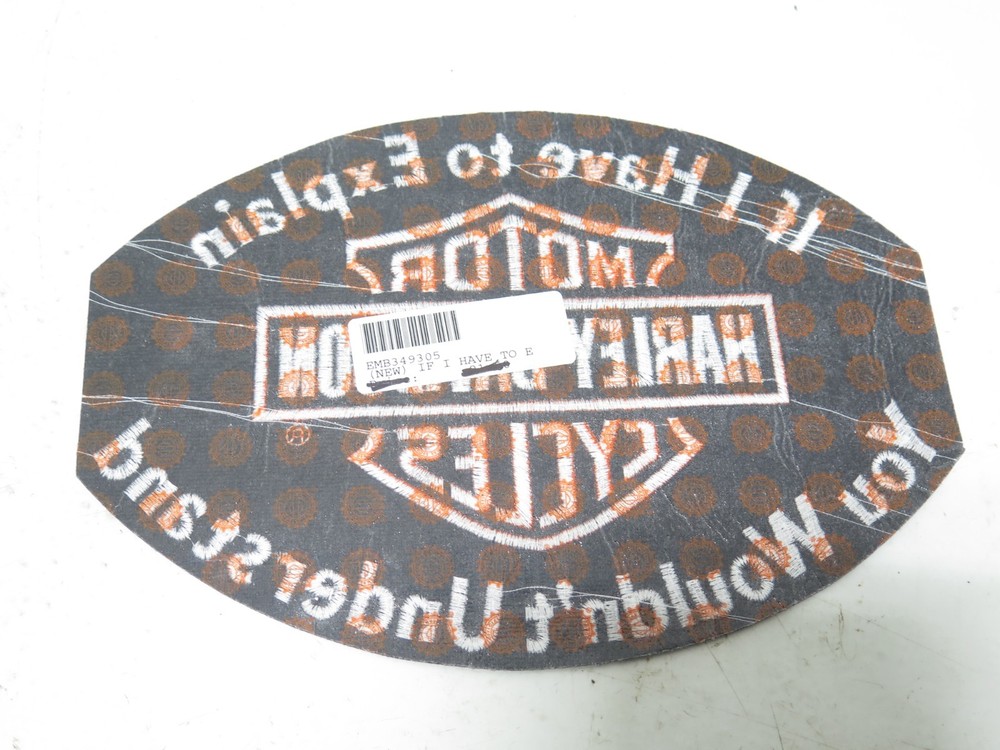 Harley Davidson LARGE Patch " IF I Have to Explain You Wouldn't Understand "