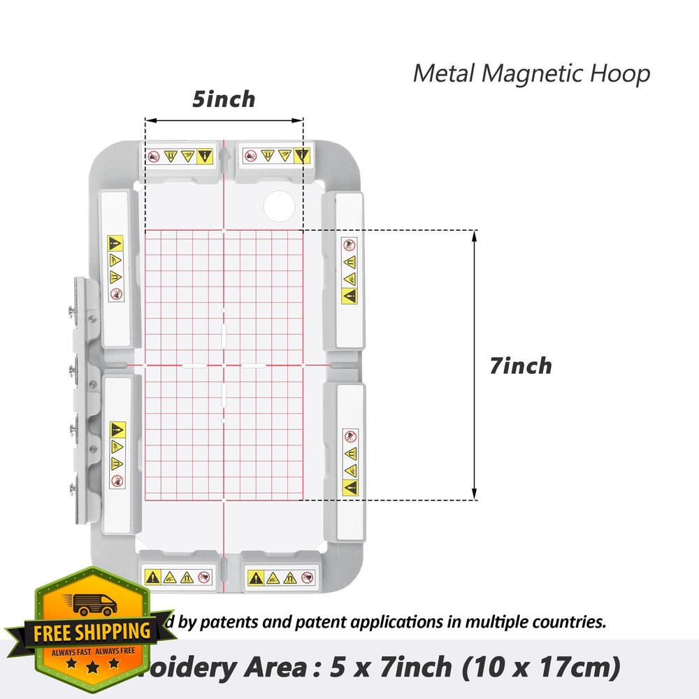Sew Tech 4x4 Embroidery Hoop for Poolin EOC05 Machine
