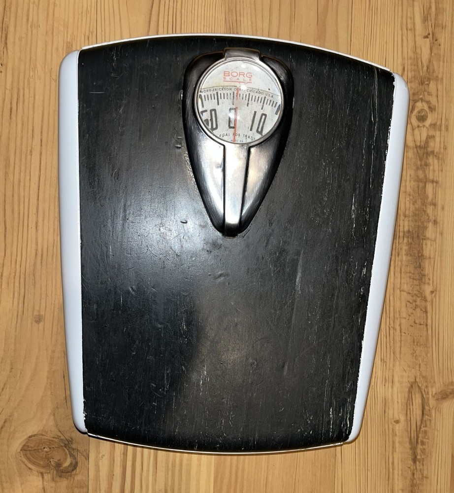 Vintage 1950's Borg Bathroom Scale
