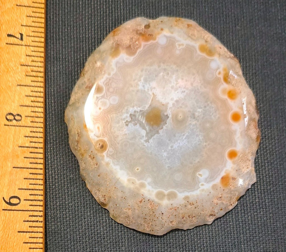 Polished Rock Geode Slice