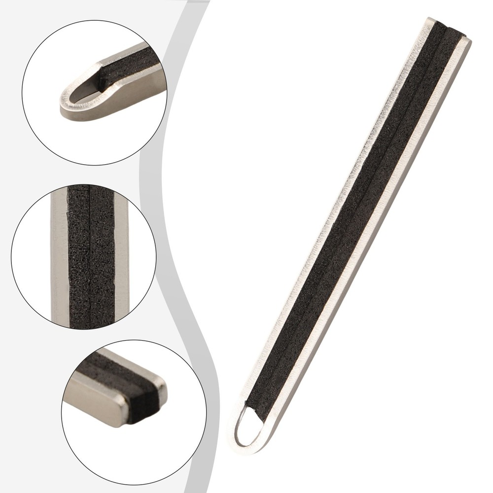 Precision Craftsmanship Silver Tone Banjo Mute for Optimal Performance