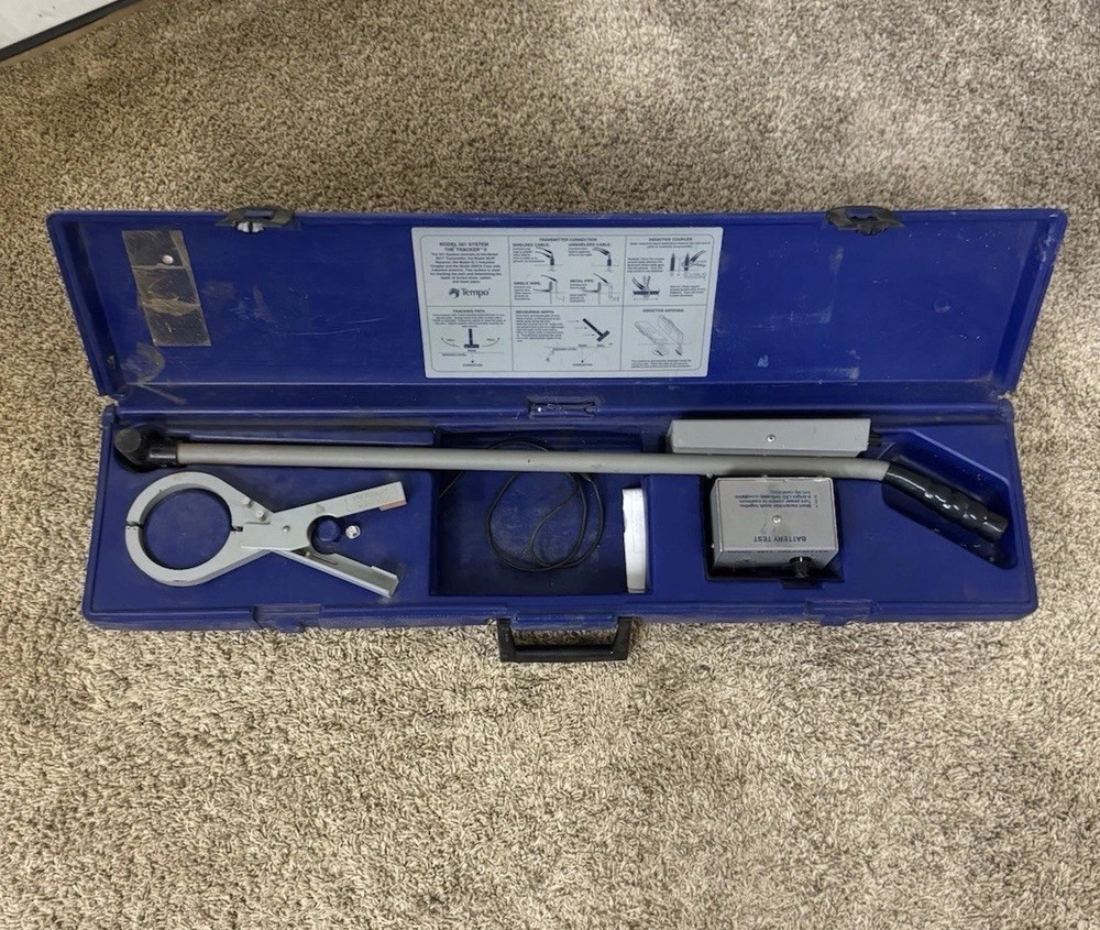 Tempo 501 Tracker II 2 Underground Cable Locator System