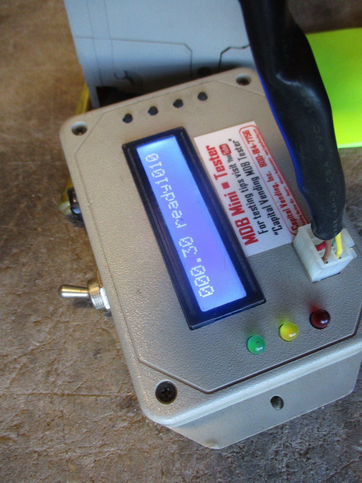 Used Conlux CCM 5G-1 Coin Changer, Tested Working, Good Cond.