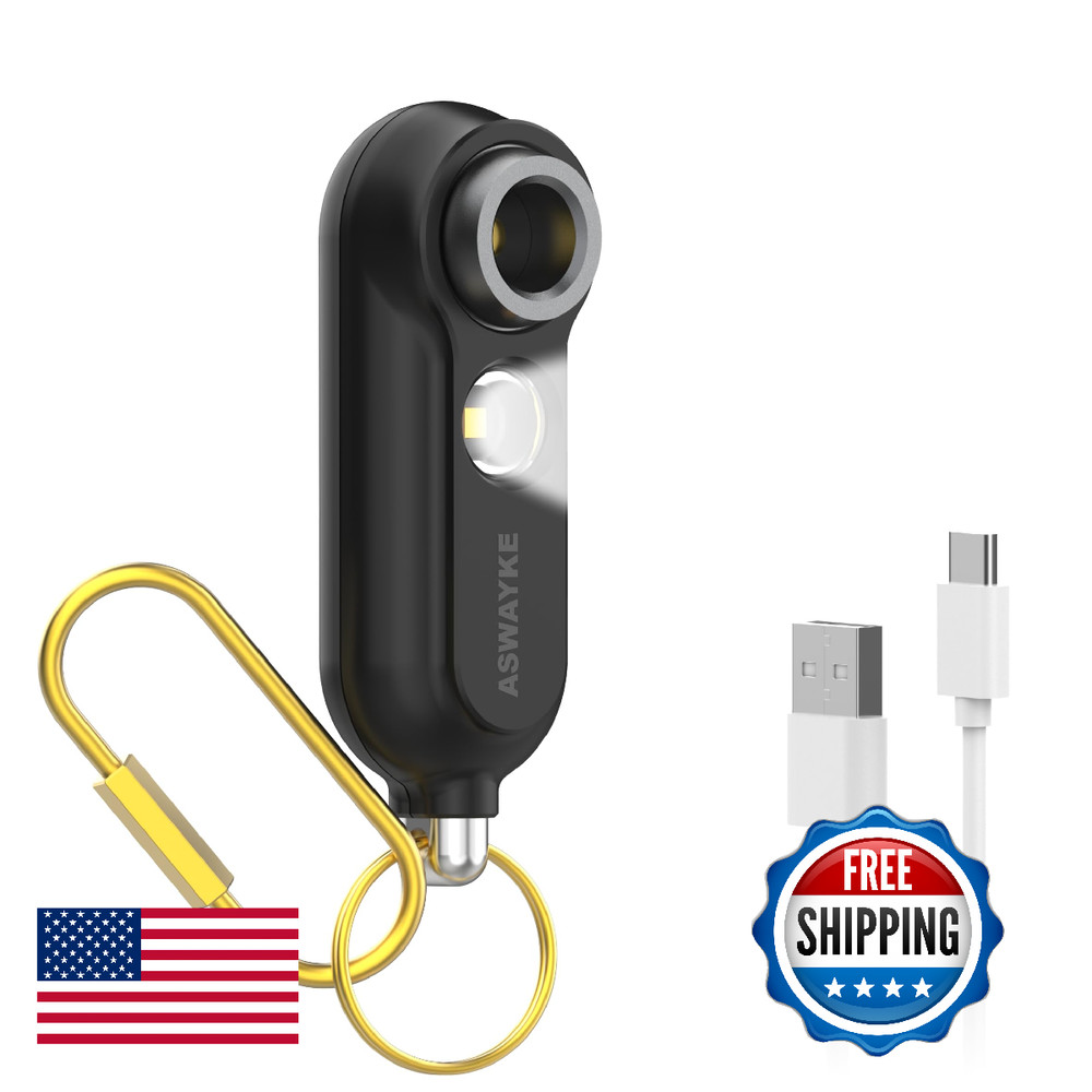 125dB Rechargeable Bear Horn,IPX5 Waterproof & LED Flashlight Bear Deterrent Dev