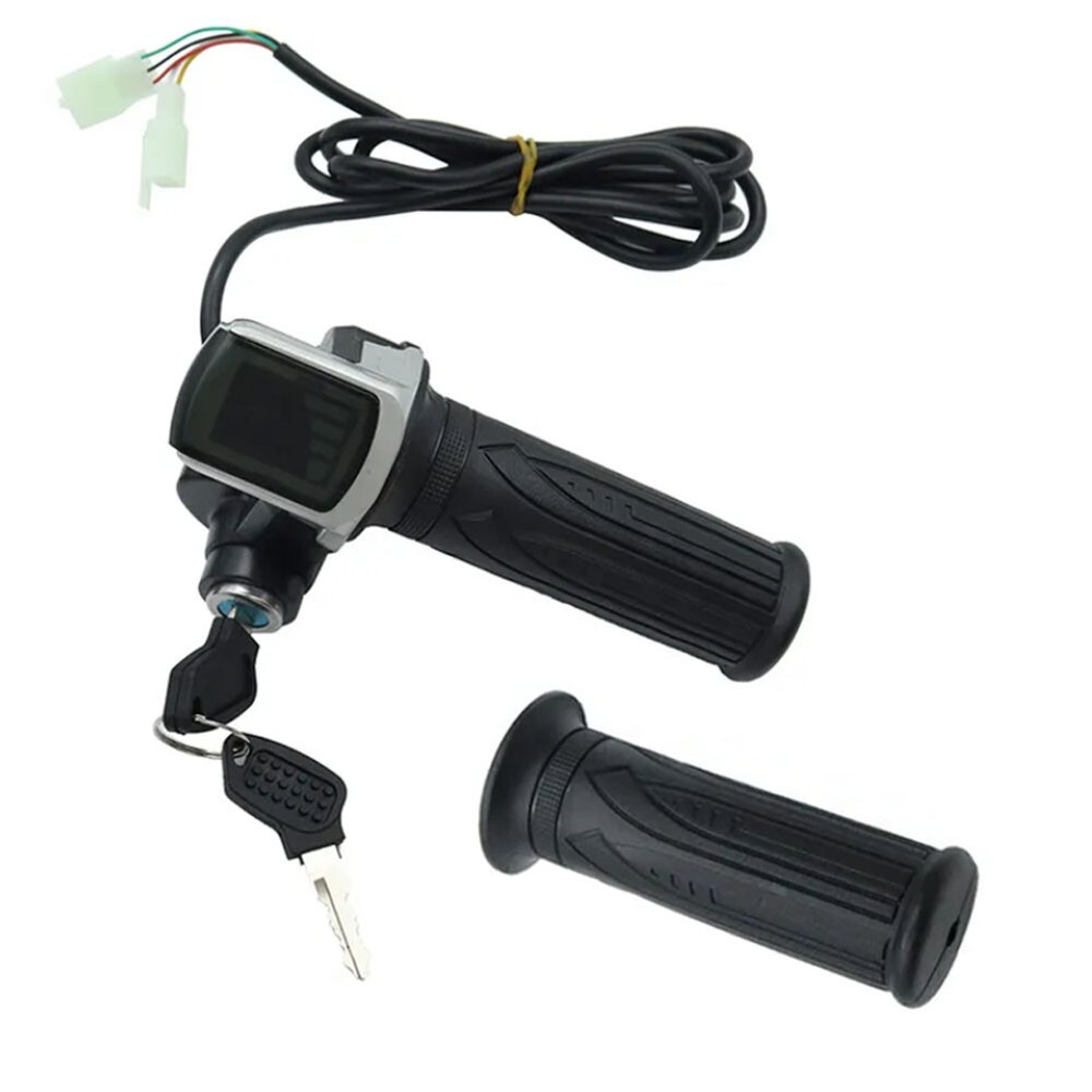 1PC 48V Ebike Throttle 6 Wires Throttle Automatic Cruise High-Speed Function