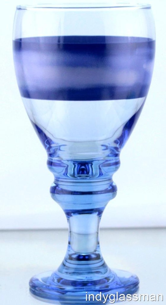 Libbey NOVA BLUE Water Glass Goblet NMC
