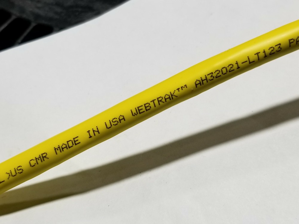 Commscope CS34R 23/4P Cat6 F/UTP WebTrak Riser Shield Network Cable Yellow/100ft