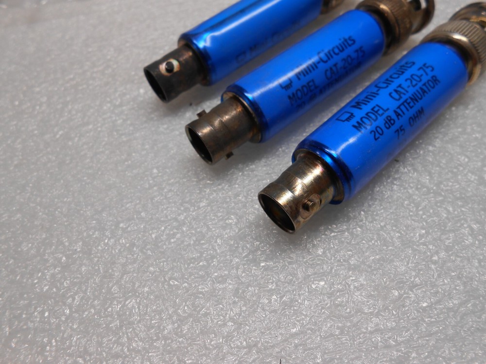 Mini-Circuits 20dB Fixed Attenuator 75 Ohm DC-500MHz, CAT-20-75, BNC