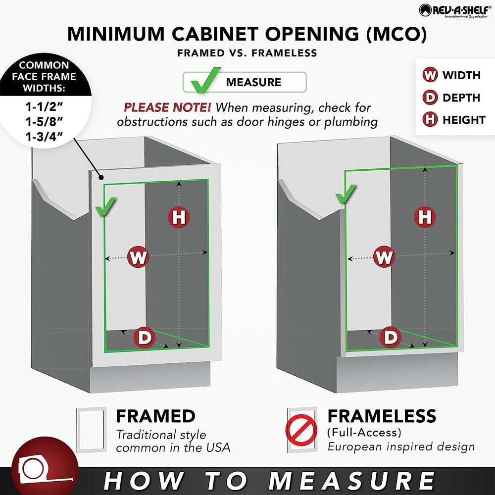 Rev-A-Shelf 4DPS-2421 Small Cabinet Drawer Peg System