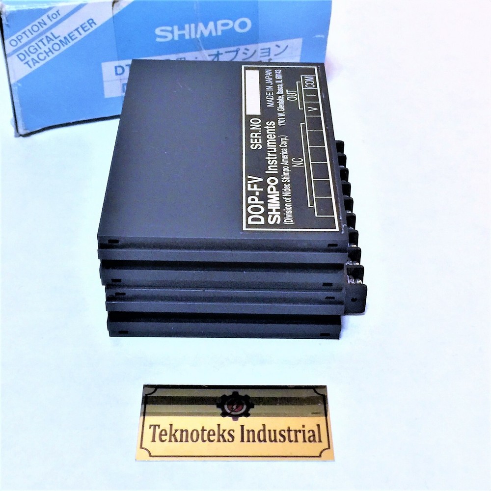 SHIMPO DOP-FV OUTPUT DIGITAL TACHOMETER ANALOG MODULE CONTROL