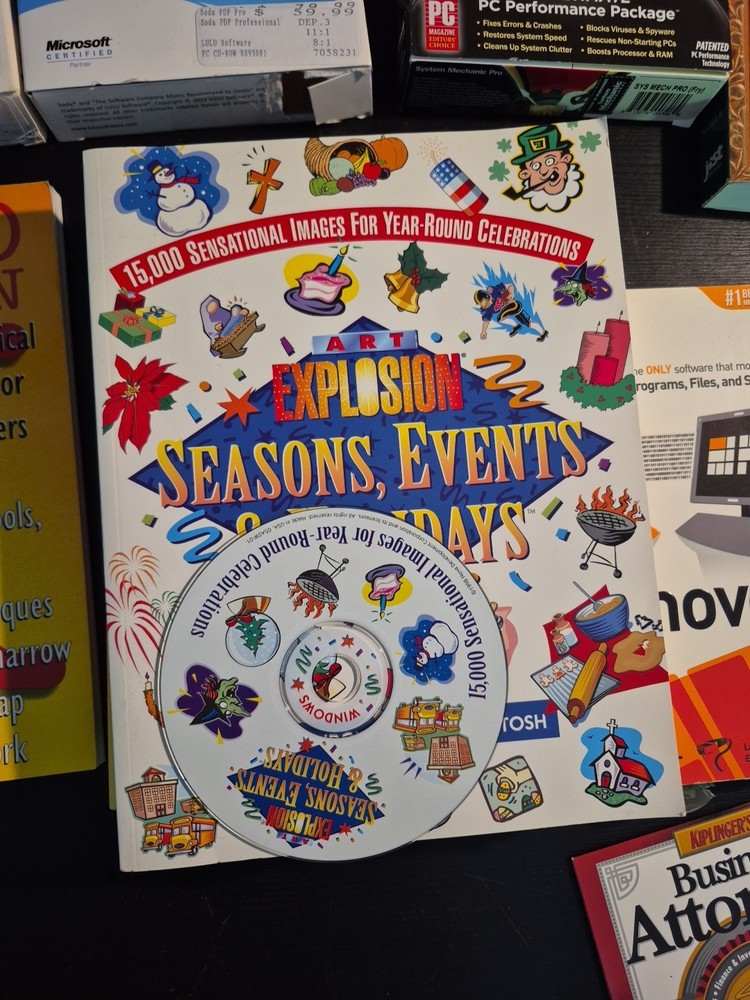 large lot 2000-2010 computer software resume art business software. *read*