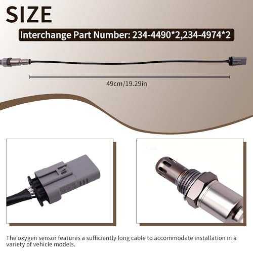 4PCS Upstream Downstream O2 Oxygen Sensor Set 234-4940 234-4974 Replacement