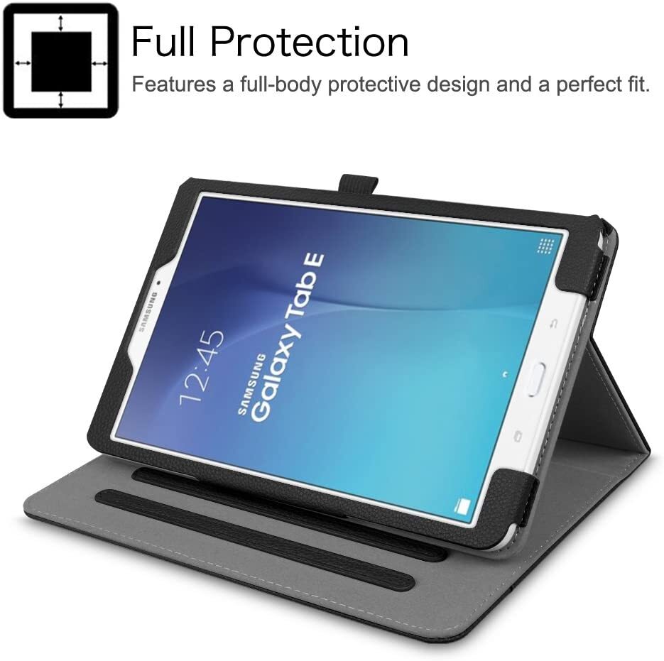 Case for Samsung Galaxy Tab E 9.6 Multi-Angle Viewing Stand Cover with Packet