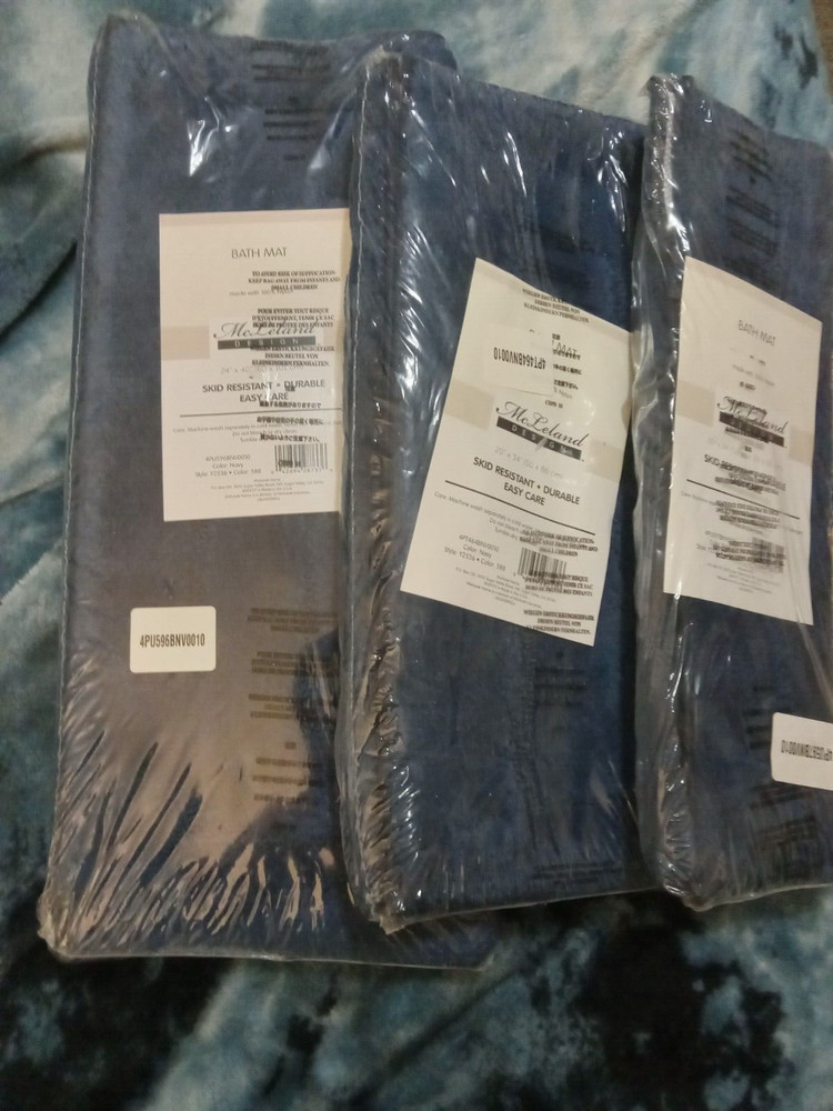 McLeland Design Bathroom mat Set x3