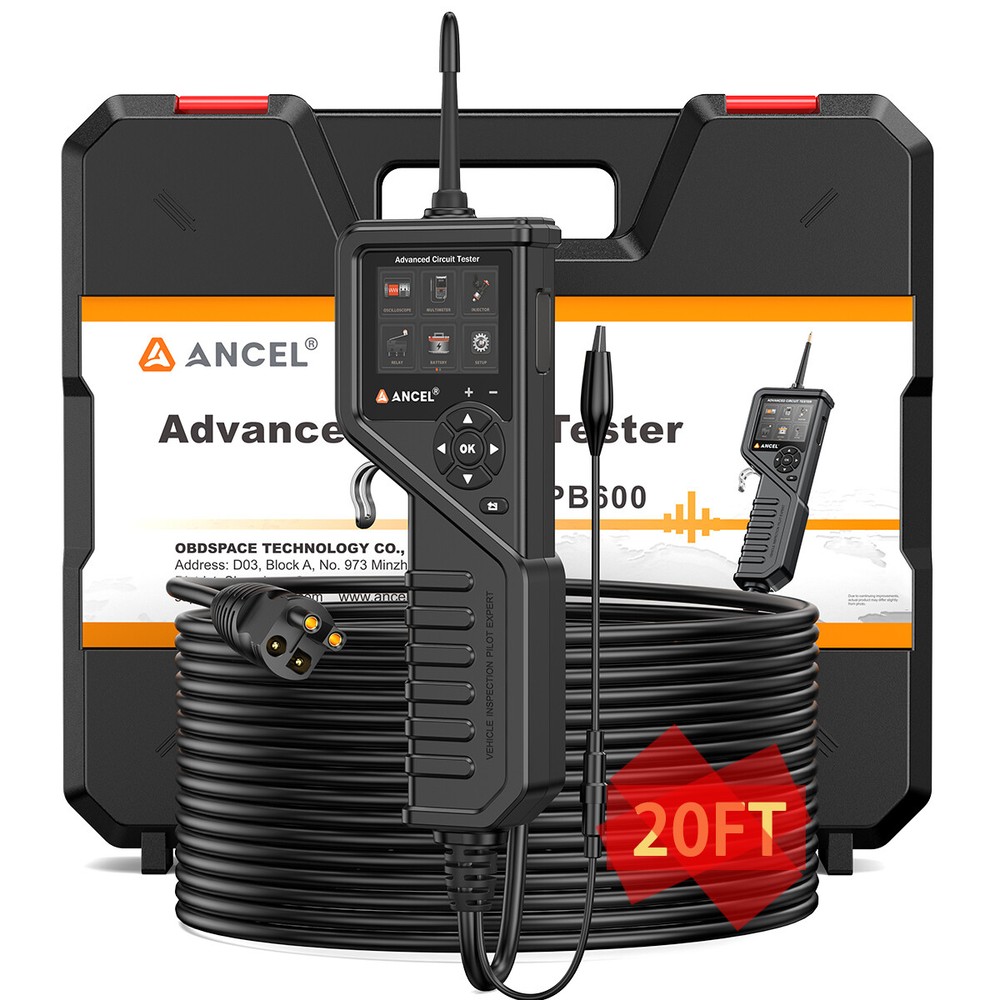 Electric Circuit Probe Tester Kit Multi-meter Oscilloscope Relay Injector Test