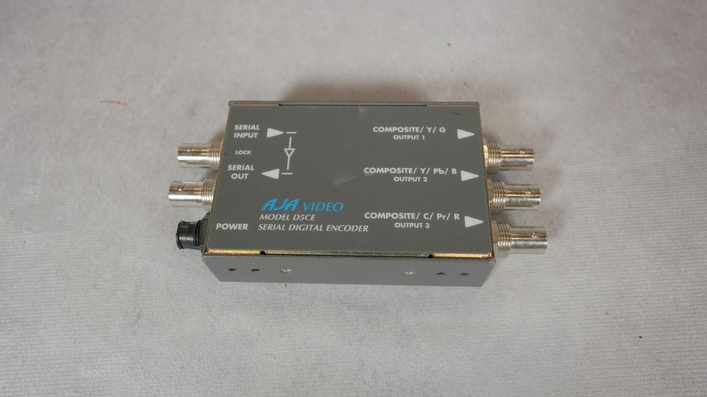 AJA D5CE SDI to Component or Composite Converter Needs Power Cable