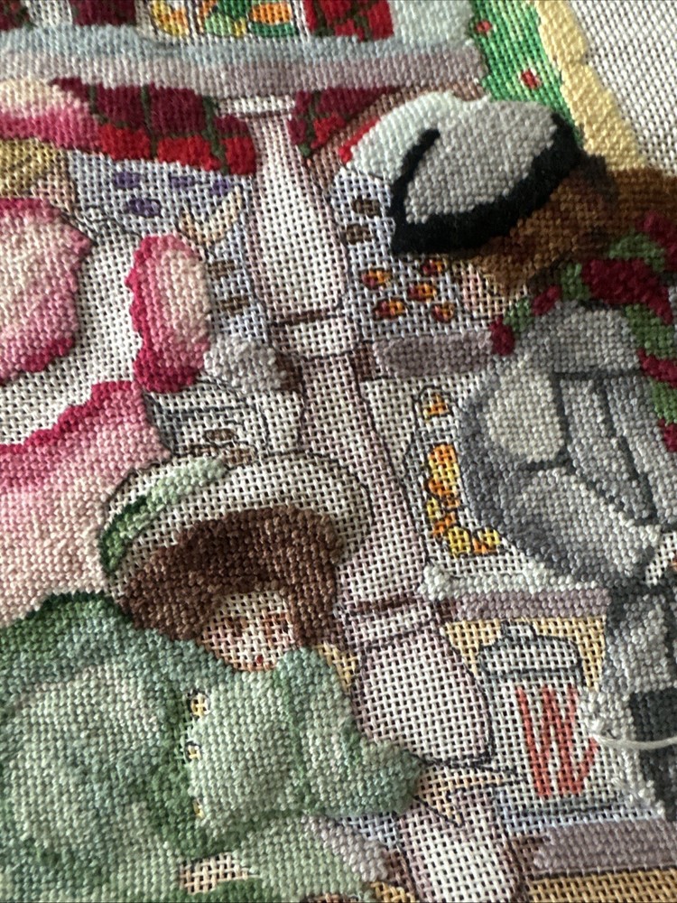 Edie Ginger Hand Painted Needlepoint Stocking CJ111B Candy Store #3