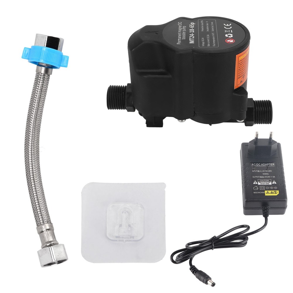 DC24V Water Pressure Pump Automatic Induction Shower Boosting Pump EU Plug❀