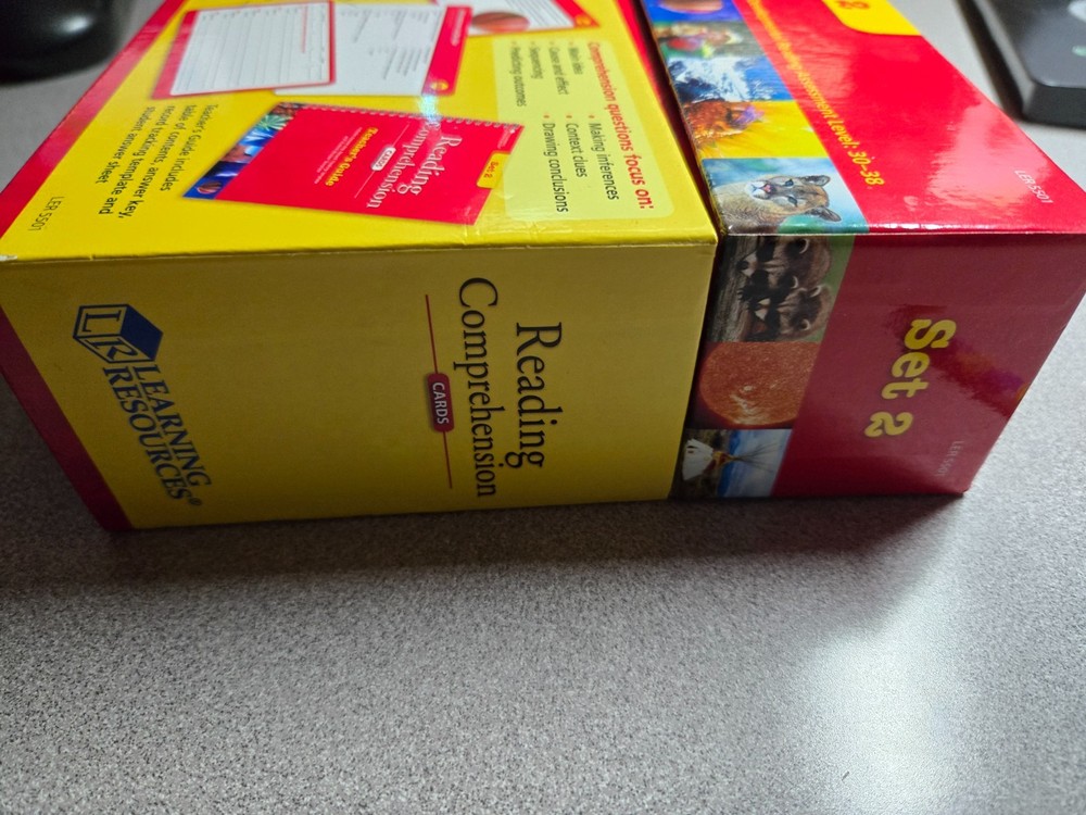 Reading Comprehension Cards – Set 2 (Learning Resources) Great for SPED~Good