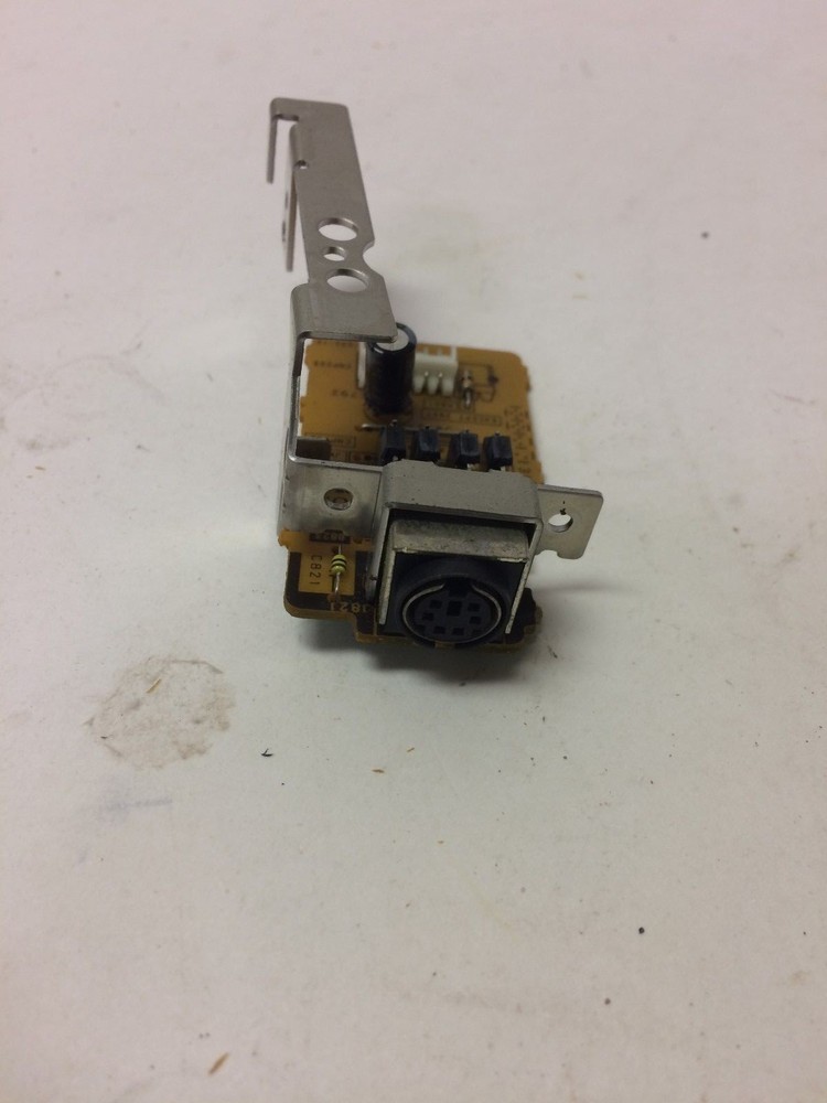 SONY CDP-CX355 300 CD Changer Front Panel S-Video Jack Replacement Part Only