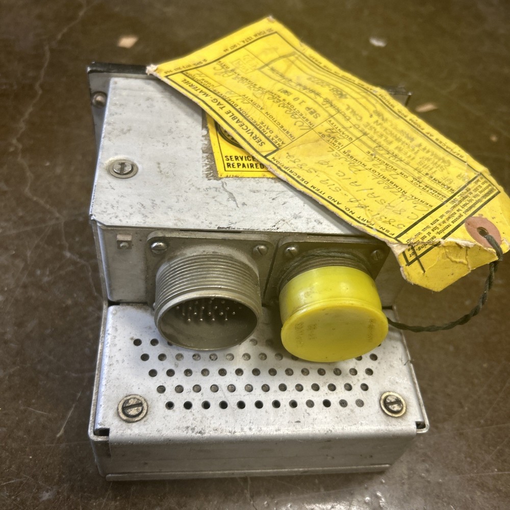 Authentic U.S. Military Aircraft Intercom Control Panel SN 7296