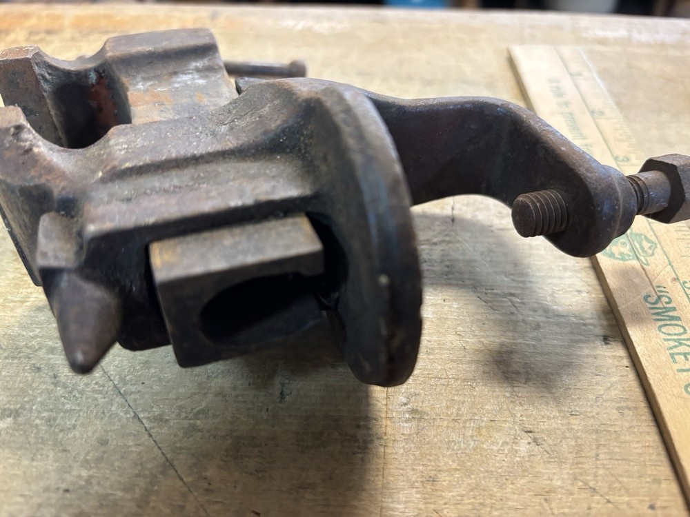 Antique Small Table Mount Mini Vise