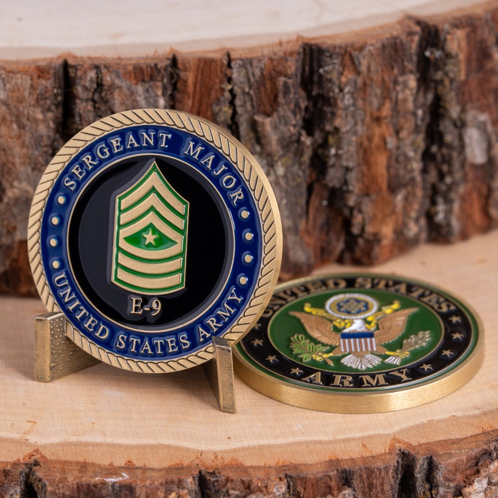US Army Sergeant Major E9 Challenge Coin