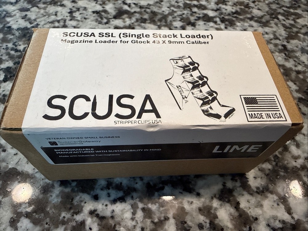 SCUSA SSL Single Stack Loader fits Glock 43x NEW in package LIME