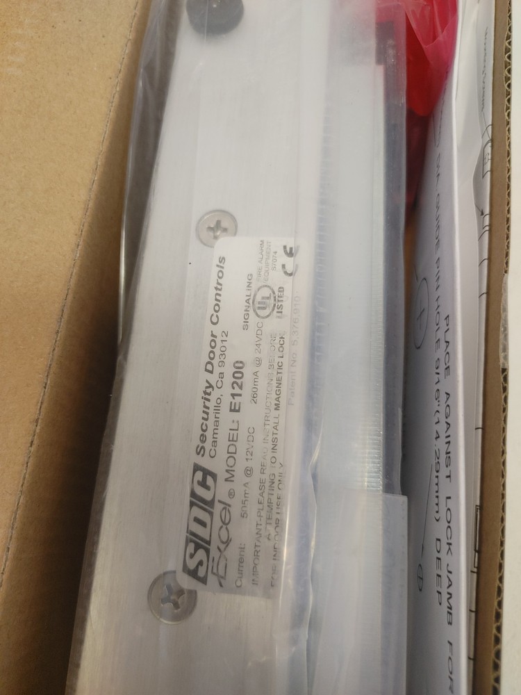 SDC Excel Magnetic Lock E1200 DS LS LED