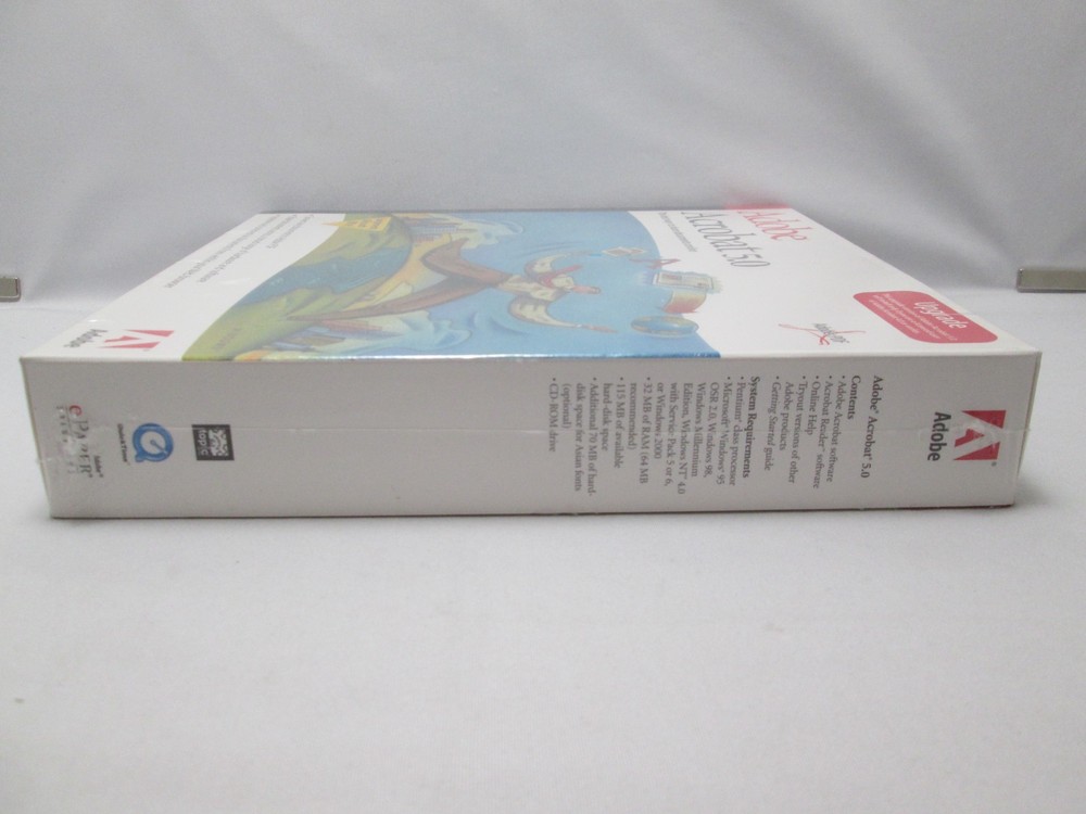 Adobe Acrobat 5.0 Update for Windows New Sealed in Box