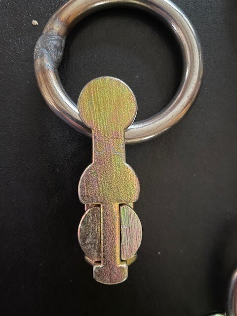 Model :78101 Double stud Cargo Ring Tie Down SET incl. (4 pcs)