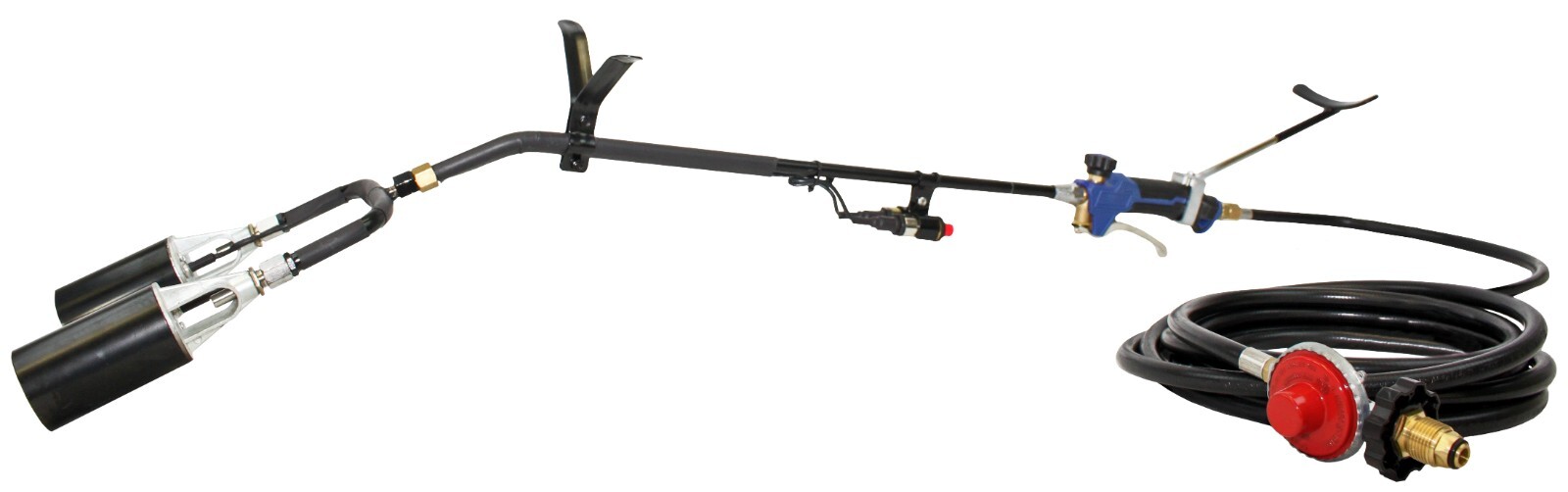 1 Million BTU Dual Propane Torch Heavy Duty Weed Burner, Single or Dual Piezo