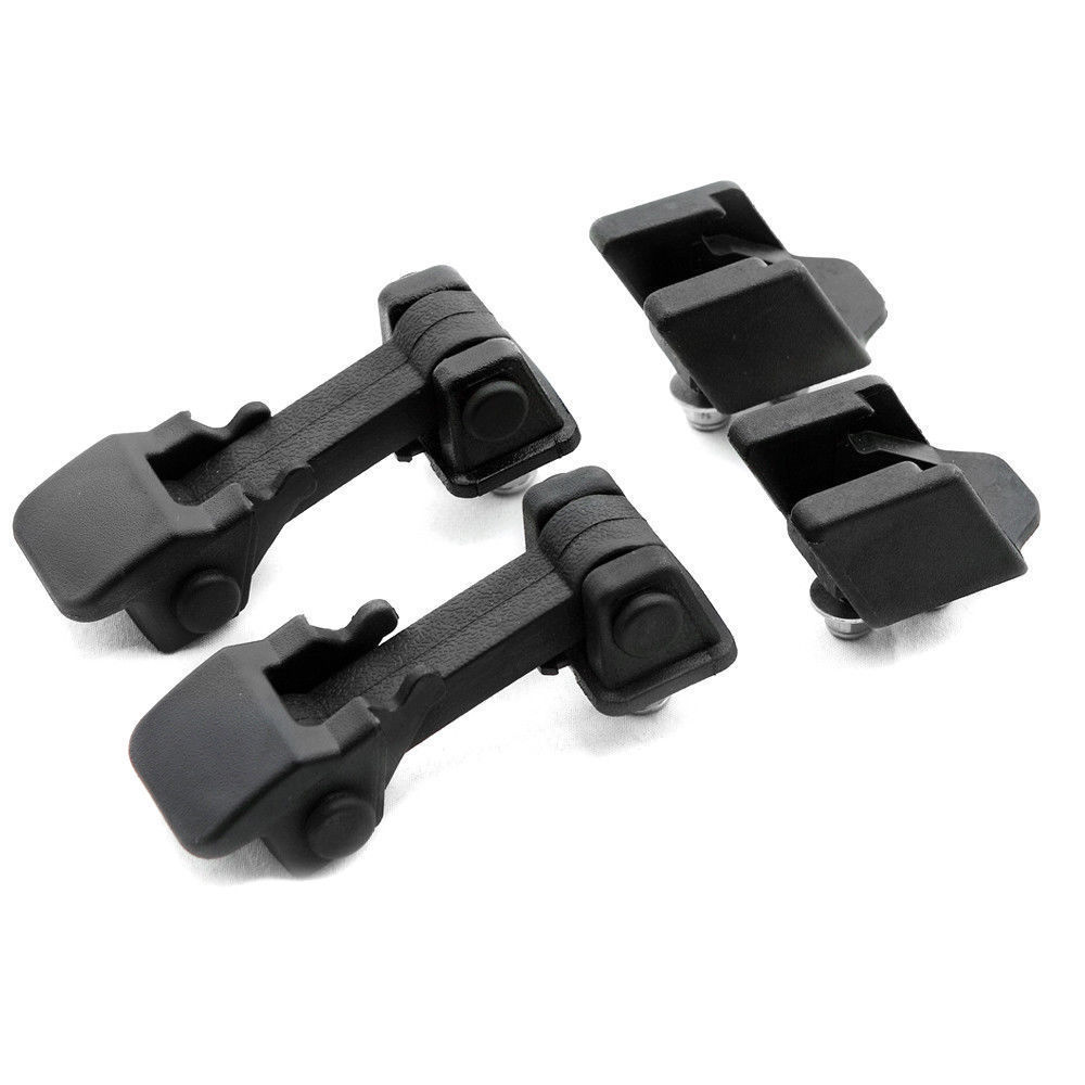 Pair Front Hood Latch Catch & Bracket for Jeep Wrangler JK 2007-18 Free Shipping