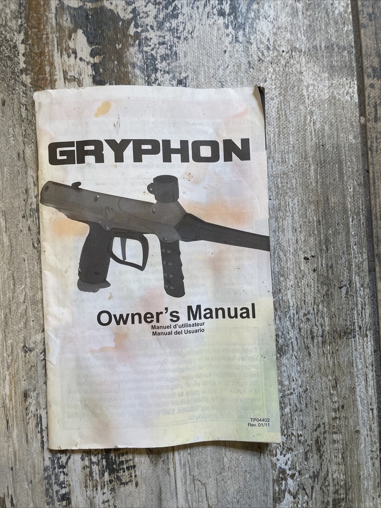 Tippman Gryphon Basic Paintball Gun-Red Used Once